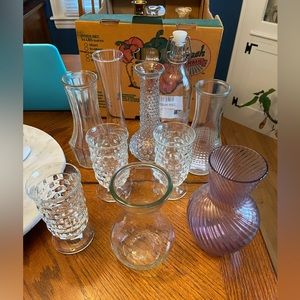 Miscellaneous Glass Vases